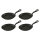 Servierpfanne aus Schmiedeeisen mit gebogenem Hakenstiel &Oslash; 20 cm 4 St&uuml;ck