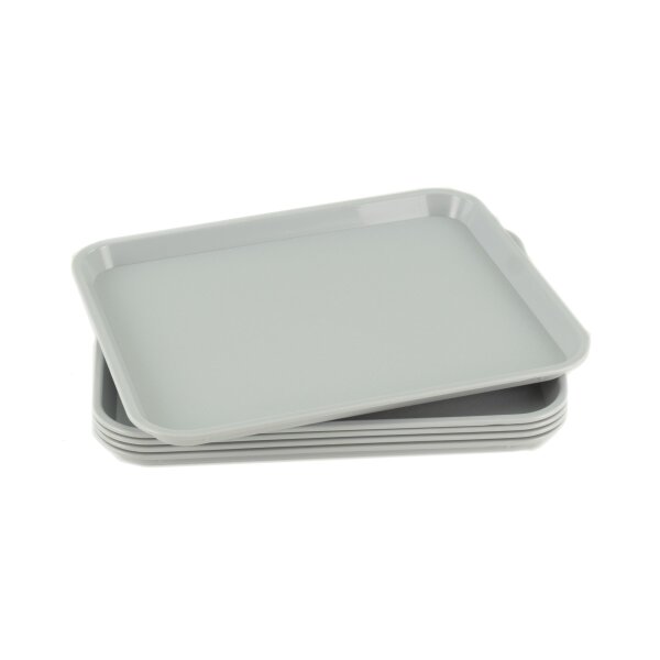 GN-Tablett 1/2 GN 5 Stück grau
