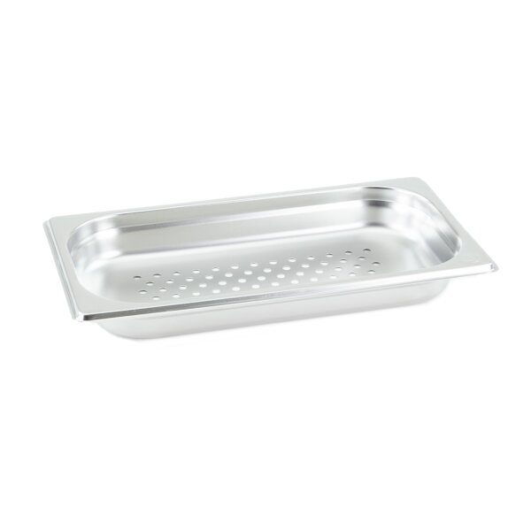 GN Behälter Gastronorm 1/3 40 mm gelocht/perforiert aus Edelstahl GVK ECO