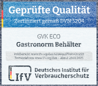 GN Behälter Gastronorm 2/3 200 mm gelocht/perforiert aus Edelstahl GVK ECO