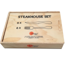 Solex Karina Besteckset Steakbesteck12 teilig  für 6 Personen in Steakhousebox