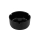1x Aschenbecher aus Melamin schwarz in 10 cm Durchmesser