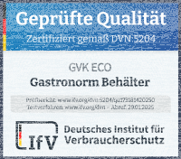 GN Behälter Gastronorm Behälter 1/3 20mm - 200mm Tiefe