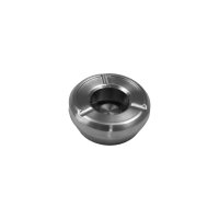 6 Stück Windaschenbecher Aschenbecher mit abnehmbaren Deckel aus Edelstahl ø 9,8cm