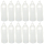 12 transparente Quetschflaschen 350 ml tropffrei Ketchupflaschen Senfflasche Mayonaiseflasche