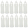 12 transparente Quetschflaschen 750 ml tropffrei Ketchupflaschen Senfflasche Mayonaiseflasche