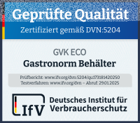 GN Behälter Gastronorm 2/3 150 mm gelocht/perforiert aus Edelstahl GVK ECO