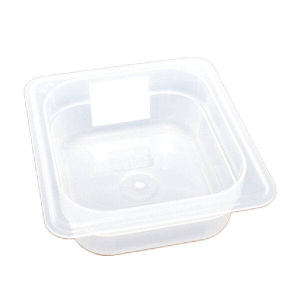 GN-Behälter 1/6 65 mm aus Polypropylen Transparent Gastronormbehälter