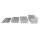 GN Behälter 1/1 65,100,150, 200 mm aus Polypropylen Transparent, GN Deckel