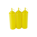 3er Set Quetschflasche Gelb 0,70 Liter