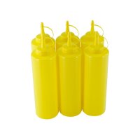 6er Set Quetschflasche Gelb 0,70 Liter